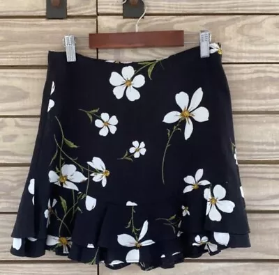 Kimchi Blue From Urban Outfitters Floral Flippy Mini Skirt Size Medium • $6.50