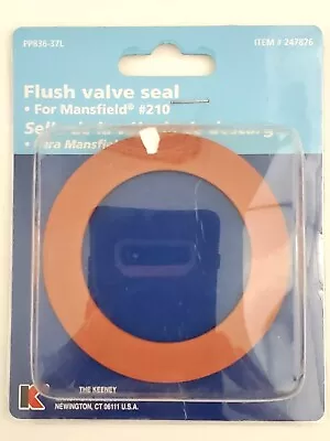 Keeney PP836-37L 247876 Flush Valve Seal For Mansfield 210 Toilet Repair • $9.99