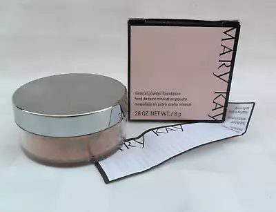 MARY KAY MINERAL POWDER FOUNDATION~BEIGE 1.5 .28 Oz FULL SIZE ~DISCONTINUED • $23.99