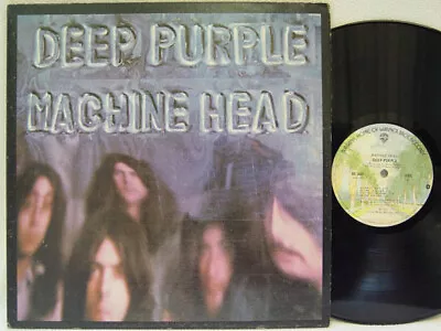 DEEP PURPLE - Machine Head LP (3rd US Press On  Burbank  WARNER W/Lyric Poster) • $39.99