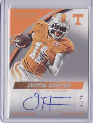 2016 Panini Collegiate Tennessee Autograph Silver Justin Hunter /99 Auto • $12.99