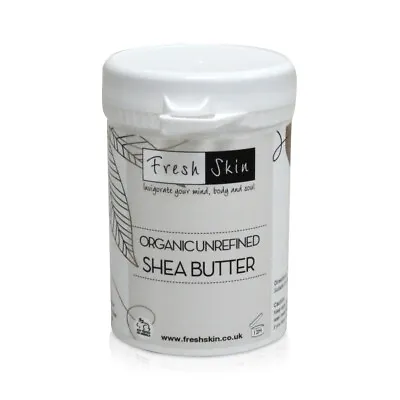 100g Shea Butter Organic - Unrefined Cold Pressed 100% Pure Raw & Natural • £4.49