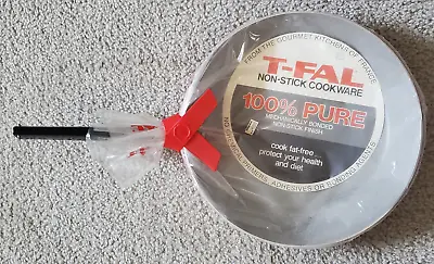 Vintage 1980s T-Fal The Original Non-Stick Cook Ware 10  Flat Skillet NOS • $55