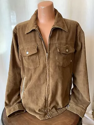 $45 • Buy REI Brown Corduroy Men’s Large Lined Jacket