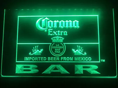 Corona Extra Beer LED Neon Light Sign Gift  Decor For Bar Club Pub  Size 8x12 • $48.26