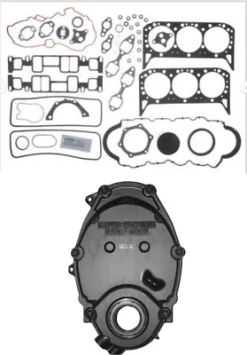 Mercruiser 4.3L 4.3 262 Ci Vortec Chevy Marine Full Gasket Set With Timing Cover • $166.99