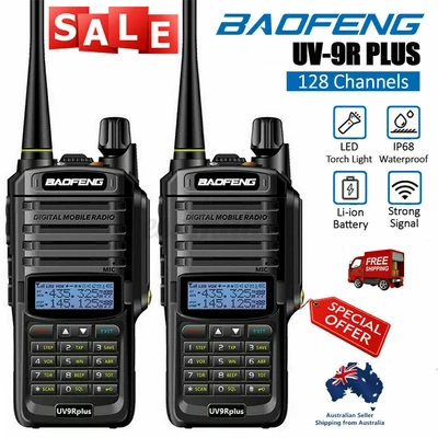 $138.59 • Buy UV-9R Plus Walkie Talkie 8800mAh 5W Dual Band Handheld Two Way Radio Long Range