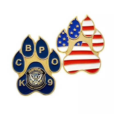 CBP FIELD OPERATIONS K9 Dog Paw Challenge Coin Canine Handler OFO • $11.99