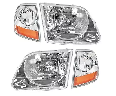 Ford Expedition / F150 -Lightning Style Headlights & Corner Parking Lights Set  • $50