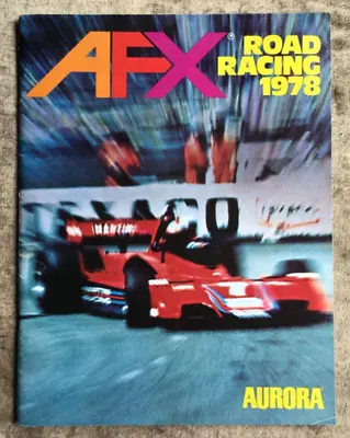 Superb Original 1978 Aurora AFX HO Slot Car Road Racing Dealers Catalog Brochure • $94.95