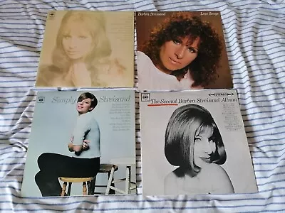 Barbara Streisand Vinyl Bundle X4 Simply Second Album Love Songs Greatest Hits • $14.93