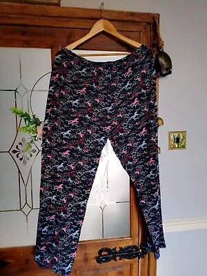 Ladies M&S Horse Print Pyjama Bottoms Size 16-18 Bnwot • £5