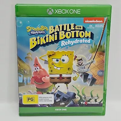 SpongeBob Squarepants Battle For Bikini Bottom Rehydrated - Microsoft Xbox One • $22.95