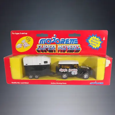 $59.75 • Buy Vintage Majorette Super Movers Toyota+horse Trailer Olympic Jumping Vehicle 3052