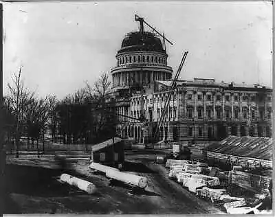 Photo:U.S. Capitol Under Construction 1864 • $9.99