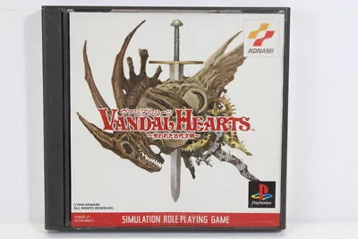 Vandal Hearts Sony PS1 PS 1 PlayStation Japan Import US Seller P764 B • $15.99