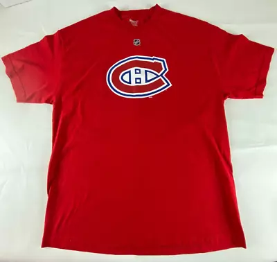 Carey Price Montreal Canadiens Reebok Men's Red T-shirt Logo Jersey X-Large XL • $14.24