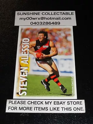 Pro Squad Optus Vision Afl Collector Card No.12 Steven Alessio Essendon • $2