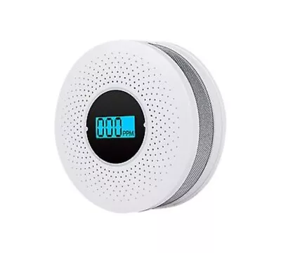 2 In 1 Smoke Alarm And Carbon Monoxide Detector Battery Powered With LCD Display • £14.95