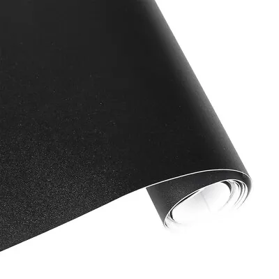 1.52m Black Matt Vinyl Car Wrap Film Sticker Air Bubble Free For DIY Car Decor • £4.95