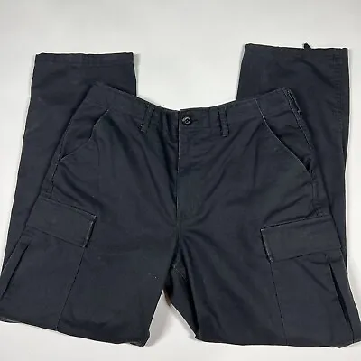 Vintage Military Issue Cargo Pants Mens Medium Reg Black Pockets Outdoors • $27.96