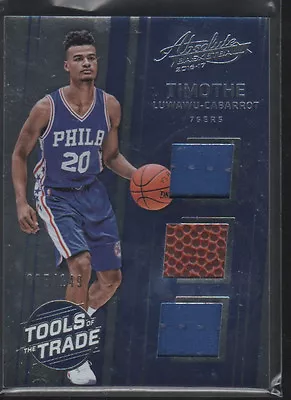 Timothe Luwawu-cabarrot 2016-17 Absolute Tott Triple Relic Rc#17  /149 • $4