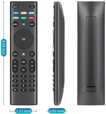 Vizio TV Universal Remote XRT140 For Vizio Smart TV D/M/P Series OLED TV • $6.89