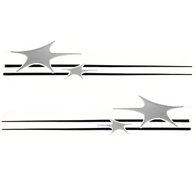 MasterCraft Boat Raised Graphic Decals 758081 | ProStar Black (2 PC) • $83.70