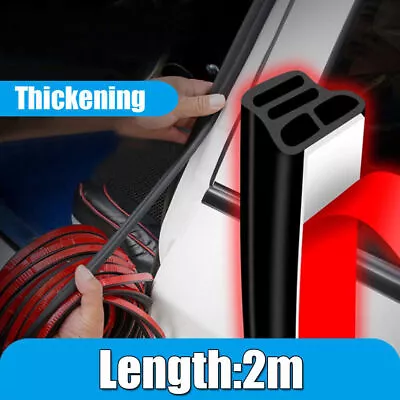 $9.44 • Buy Car Door Rubber Seal Strip Car Door Seals Protector Seal Noise Insulation Parts