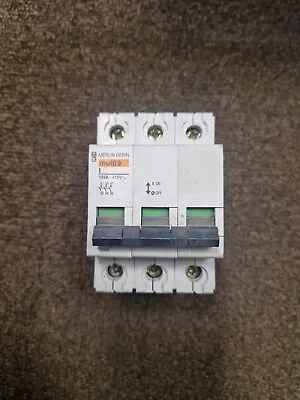 Merlin Gerin Multi9 125A 3 Phase Main Switch Disconnector 125A 3 Pole Isolator • £19