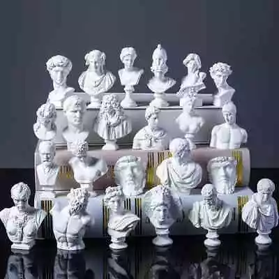 $5.99 • Buy Greek Mythology God Goddess David Venus Mozart Bust Figurine Sculpture Statue   
