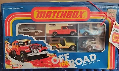 NEW Unused 1979 Lesney Matchbox Off The Road Carry Case Gift Set Original Tag • $341.85