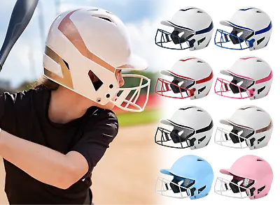 $54.99 • Buy CHAMPRO HX Rise Pro Fastpitch Softball Batting Helmet W/ Face Guard Youth Adult