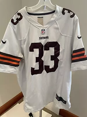 $13.95 • Buy NFL Nike Cleveland Browns Jersey #33 Trent Richardson XL On Field White