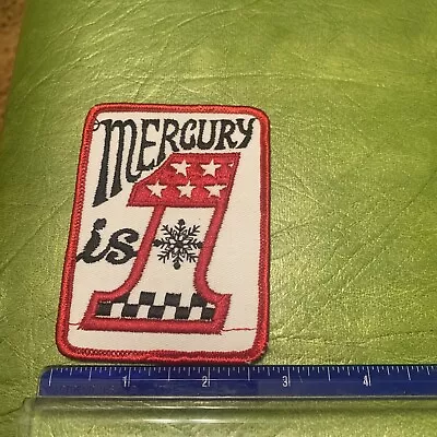 MERCURY TRAIL TWISTER  #1 SNOWMOBILE CHEST PATCH RARE UNUSED New Old Stock • $26.95