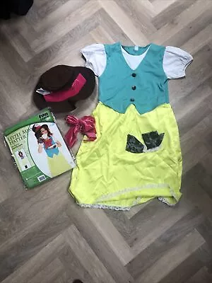 Little Miss Hatter Kids Fancy Dress Costume XL 10-12 Years Alice In Wonderland • £4.99