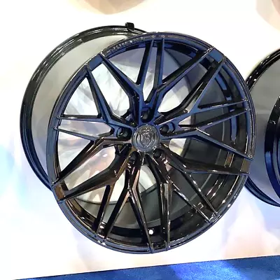 $2080 • Buy 19” Rohana Rfx17 Gloss Black Wheels Rims For Volkwagen Vw Golf Gti R 19x8.5