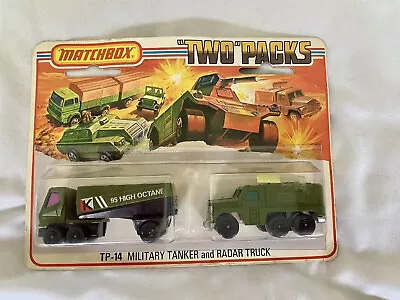 MATCHBOX TP-14 Two Packs Military Tanker And Radar Truck • £0.99