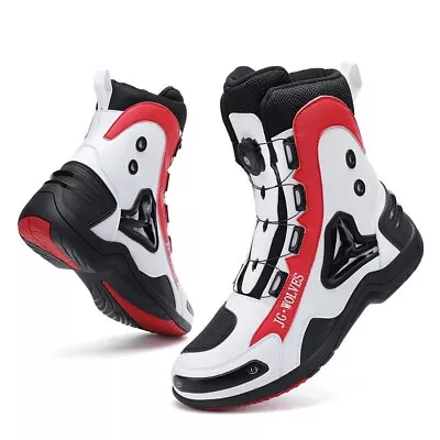 Riding Motorcycle Boots Men Motocross Shoes Motorbike Racing Bicycle Speed Boots • $114.80