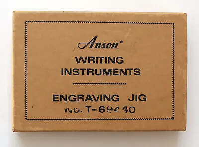 New Hermes Anson Writing Instruments Engraving Jig T-69440 • $24.95