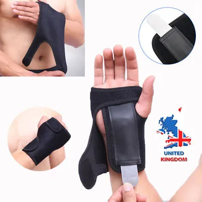 Magnetic Wrist Support Splint For Pain Relief Carpal Tunnel Hand Brace RSI Injur • £4.80