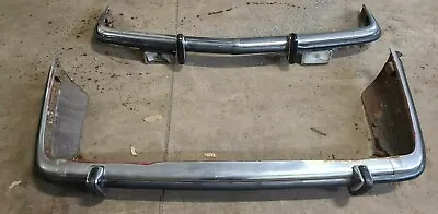 Mercedes 560SL Euro Bumper Set 450SL 350SL R107 Front Rear 1972-89 OEM Rusted • $1550