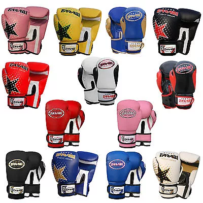 Farabi Kids Boxing Gloves MMA Sparring Training  Gloves Punching Mitts • £12.99