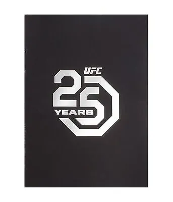 UFC Unisex 25 Years Anniversary Official Program Black One Size • $19.99