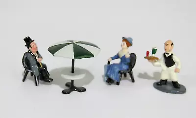 J Carlton Dominique Gault Miniatures 4 Pc Cafe Set -Table Man & Lady & Waiter • $75