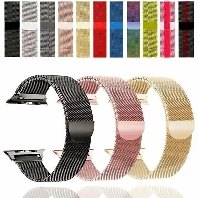 $15.90 • Buy 【Apple Watch】Series 5 4 3 2 1 Milanese Magnetic Stainless Loop Strap Band IWatch