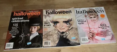 Martha Stewart Holiday Halloween Magazine 2009/2011/2013 LOT OF 3 • $35.35