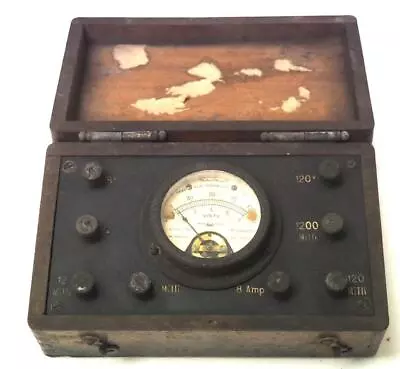 The Classic Dead Beat Moving Coil - Volts Meter  Calibrated By Hand • £45.95