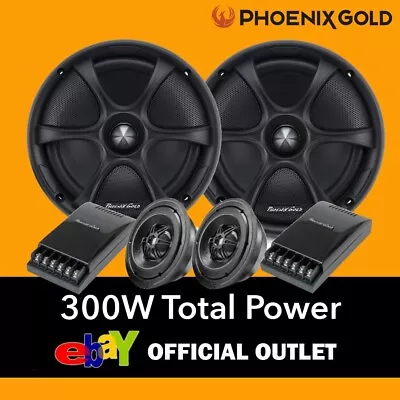 £89.95 • Buy Phoenix Gold RX65CS 6.5  Component 2-Way Car Speakers 300W Total Power