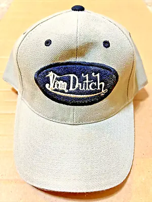 Von Dutch Baseball Cap Adjustable Back Tan • $17.99